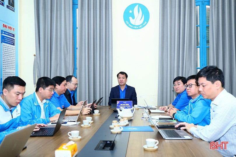 Đồng chí Ngô Văn Cương - Bí thư Ban Chấp hành Trung ương Đoàn, Chủ nhiệm Ủy ban Kiểm tra Trung ương Đoàn chủ trì hội nghị tại điểm cầu Trung ương Đoàn. bqbht_br_az6115409968204-597d73040de3c3b2858f93132421c1bf.jpg