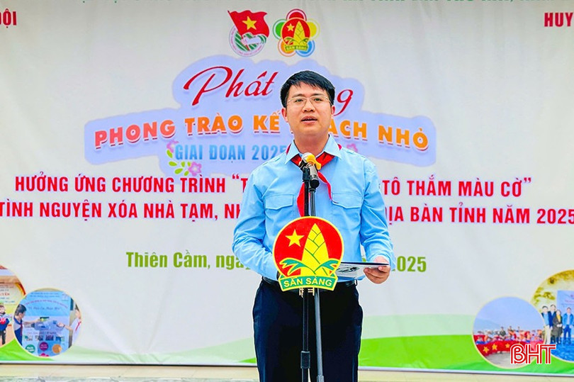 Phó Bí thư Tỉnh đoàn - Chủ tịch Hội đồng Đội tỉnh Nguyễn Viết Hải Đăng phát động phong trào Kế hoạch nhỏ giai đoạn 2025 -2028. bqbht_br_az6377038991031-97c6eeaa4026ff8f7e9be4ba488c2a36.jpg