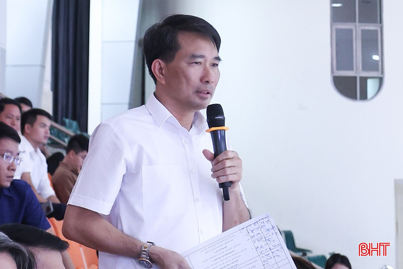 Ông Nguyễn Viết Trường - Giám đốc Sở VH-TT&DL, Trưởng BTC địa phương giải đấu phát biểu tại buổi tổng duyệt. bqbht_br_aimg-5458.jpg