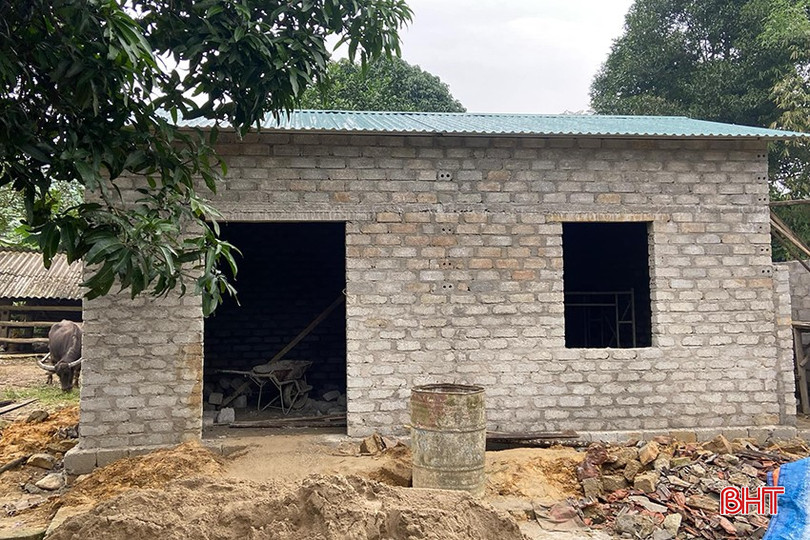 2 ngôi nhà mới của Toán và Thọ dự kiến hoàn thành trước dịp tết Nguyên Đán. bqbht_br_a16c2895f-3fa3-44dc-a5e3-ee999a84bcab.jpg