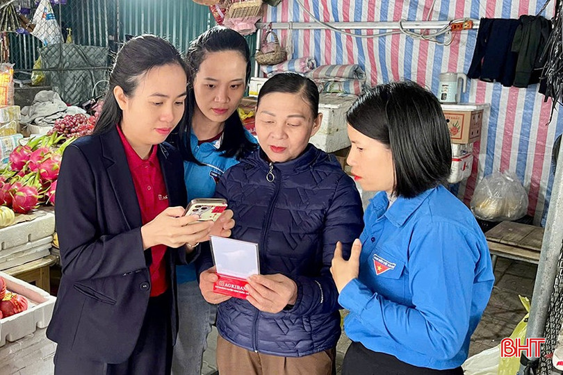 Triển khai mô hình thanh toán không dùng tiền mặt tại huyện Nghi Xuân. bqbht_br_anx.jpg