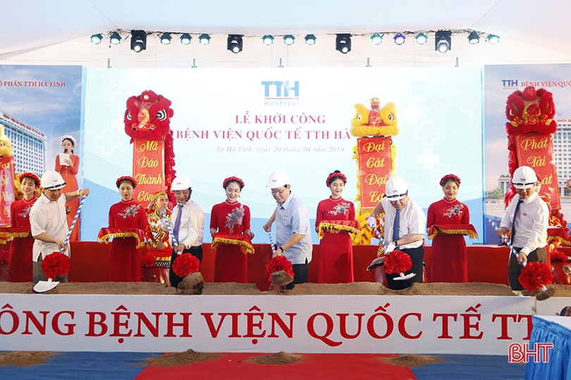 Khởi công Bệnh viện Quốc tế TTH Hà Tĩnh tổng mức đầu tư 558 tỷ đồng