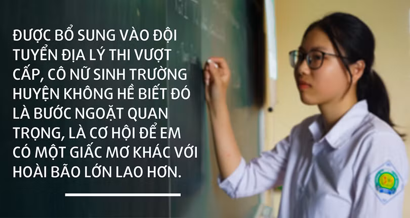 Nữ sinh Hà Tĩnh thủ khoa môn Địa lý - chầm chậm vẽ giấc mơ chu du thế giới