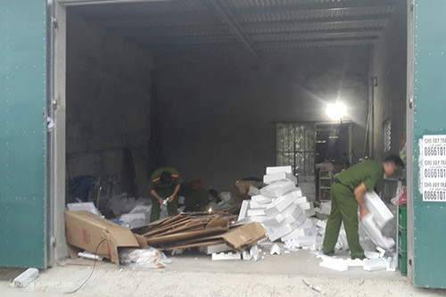 Phát hiện nhà kho từng cất giấu gần một tấn ma tuý đá ở Nghệ An