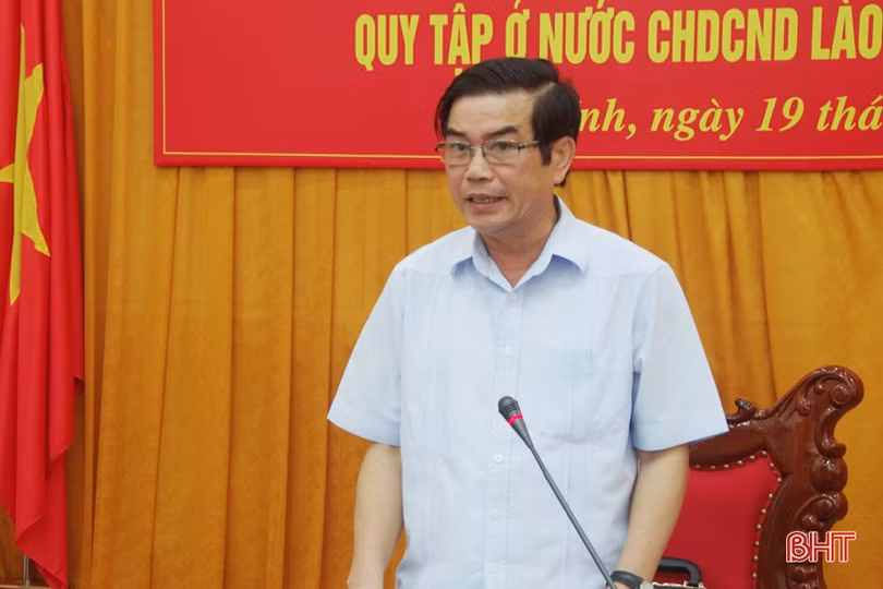 Bàn giao, an táng hài cốt liệt sỹ quy tập ở Lào đảm bảo trang nghiêm, an toàn