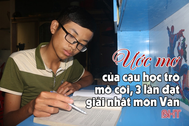 Cậu học trò mù ở Hà Tĩnh giành học bổng hơn 2,2 tỷ đồng