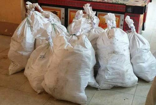 Phát hiện nhà kho từng cất giấu gần một tấn ma tuý đá ở Nghệ An