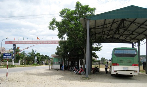 Trạm kiểm soát nội địa Khu kinh tế Cửa khẩu quốc tế Cầu Treo hiện nay đang thực hiện thủ tục hải quan theo phương pháp thủ công