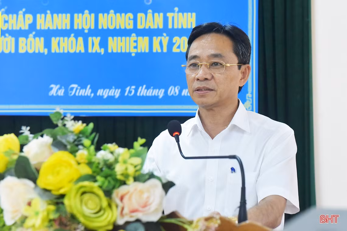 Ông Ngô Văn Huỳnh được bầu giữ chức Chủ tịch Hội Nông dân Hà Tĩnh