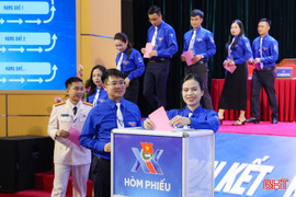 Bầu 36 đồng chí vào Ban Chấp hành Tỉnh đoàn Hà Tĩnh khóa XIX