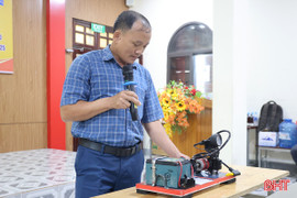 12 giải pháp tranh tài tại Hội thi Sáng tạo kỹ thuật tỉnh Hà Tĩnh