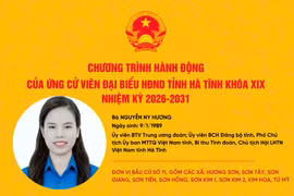 Chương trình hành động của ứng cử viên đại biểu HĐND tỉnh khóa XIX Nguyễn Ny Hương