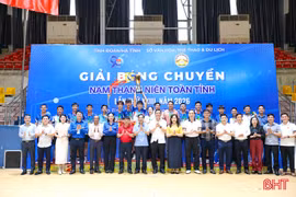 Xã Kỳ Anh vô địch Giải Bóng chuyền nam thanh niên Hà Tĩnh 2026