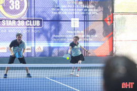 Khởi tranh Giải Pickleball Cúp Báo chí Hà Tĩnh