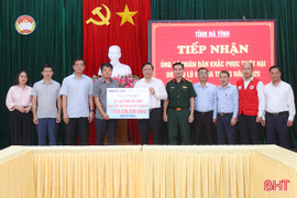 Các địa phương, tổ chức hỗ trợ Hà Tĩnh khắc phục hậu quả bão lũ