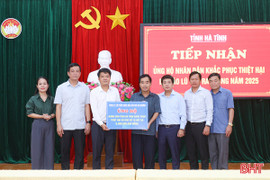 Công ty CP Hàng hải Dầu khí Hải Dương hỗ trợ Hà Tĩnh khắc phục hậu quả bão lũ