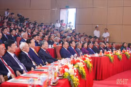 Trang trọng lễ kỷ niệm 120 năm Ngày sinh Tổng Bí thư Hà Huy Tập