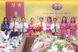 Hoàn thành tốt chức năng tham mưu công tác tổ chức xây dựng Đảng