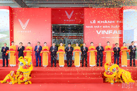 Khánh thành Nhà máy ô tô điện VinFast Hà Tĩnh