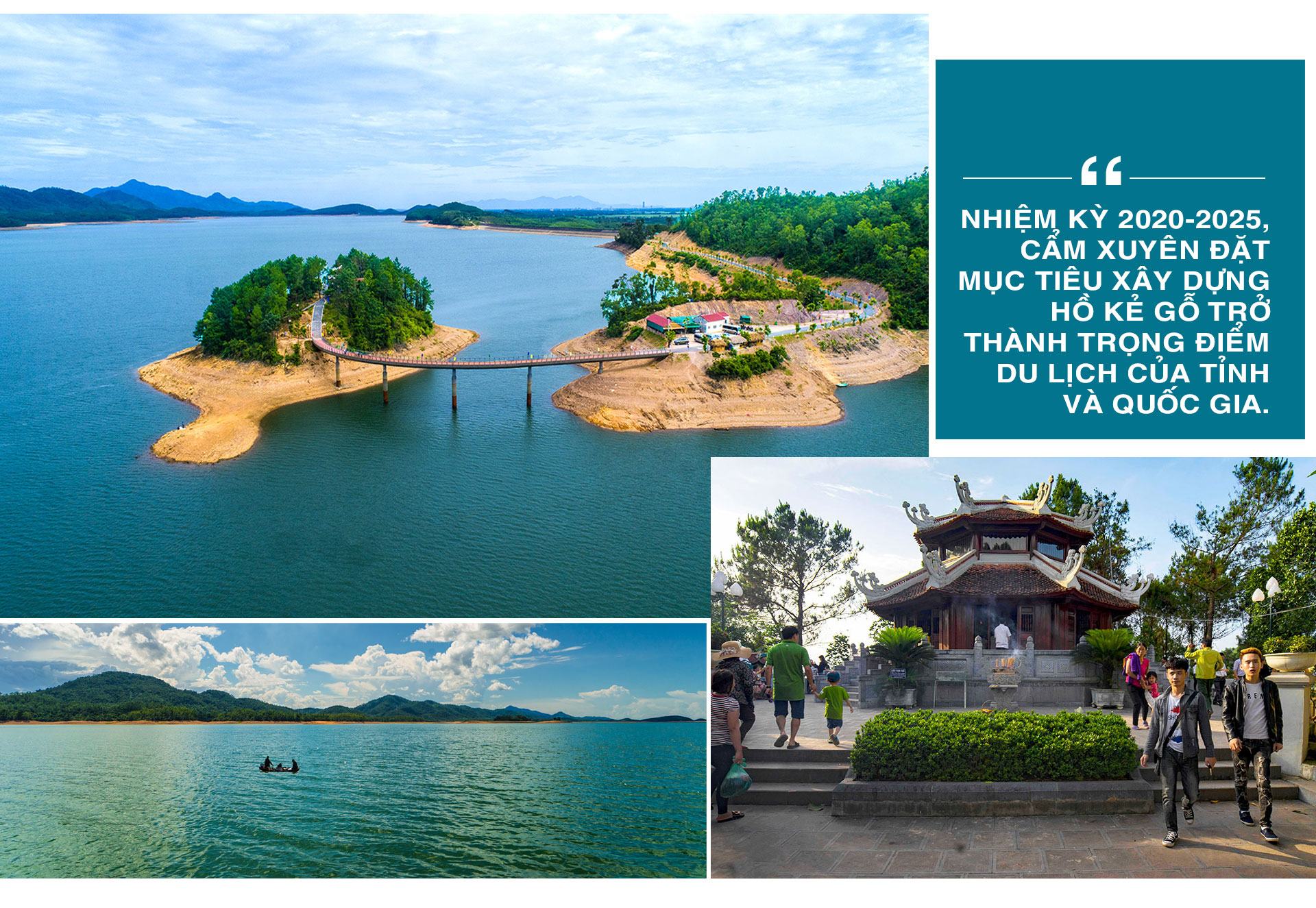 Cẩm Xuyên tạo đột phá về du lịch, dịch vụ, sớm thành huyện nông thôn mới nâng cao