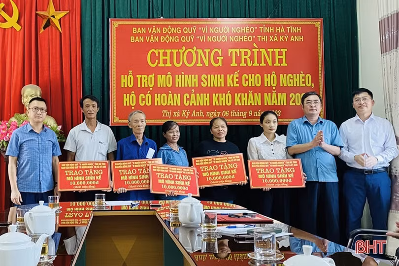 Hà Tĩnh huy động nguồn lực hỗ trợ sinh kế cho người nghèo