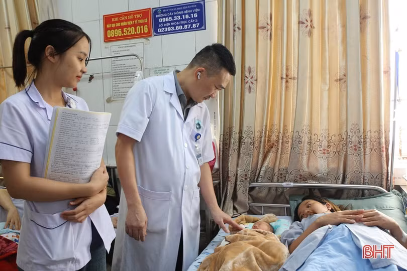 Cứu sống mẹ con sản phụ bị cạn ối, suy thai cấp