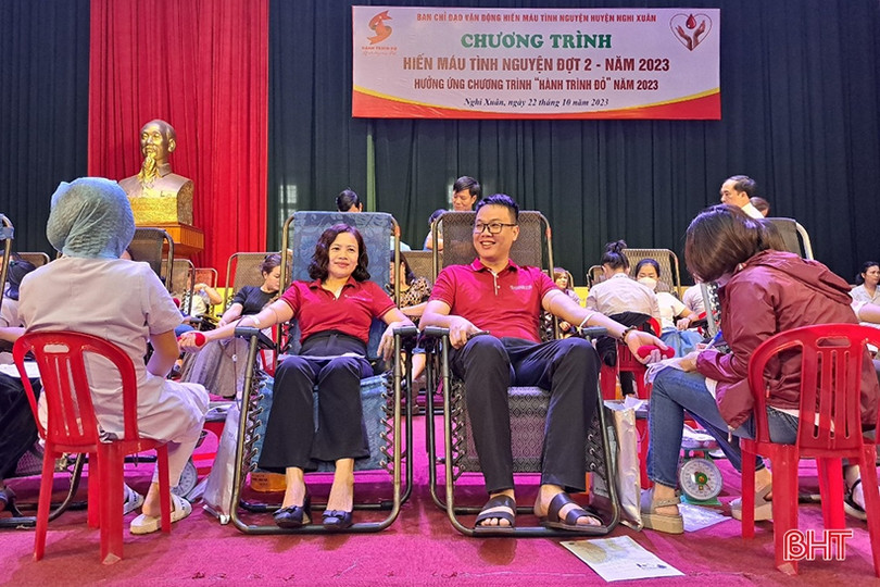 Nghi Xuân tiếp nhận 222 đơn vị máu tình nguyện