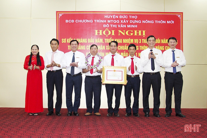 Đức Thọ có thêm 3 xã đạt NTM kiểu mẫu, 2 xã đạt NTM nâng cao ảnh 4 Đức Thọ có thêm 3 xã đạt NTM kiểu mẫu, 2 xã đạt NTM nâng cao