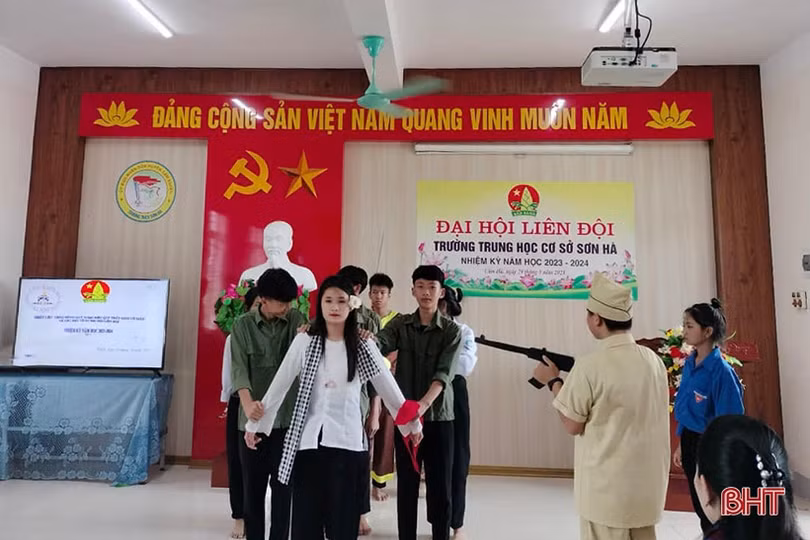 Đổi mới trong tổ chức đại hội liên đội trường học năm 2023 - 2024