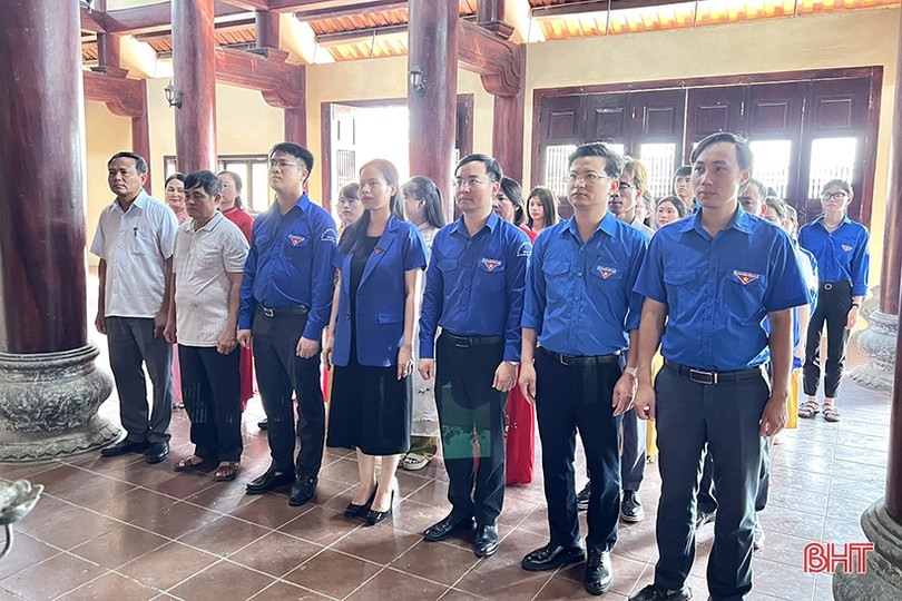 Tuổi trẻ Hà Tĩnh kỷ niệm 109 năm ngày sinh Anh hùng liệt sĩ Lý Tự Trọng