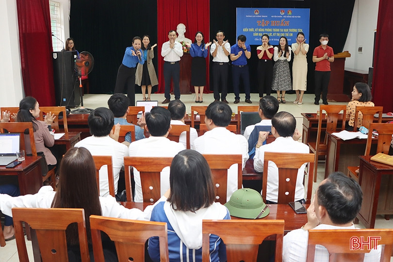 Cẩm Xuyên nâng cao kỹ năng phòng tránh tai nạn thương tích trẻ em