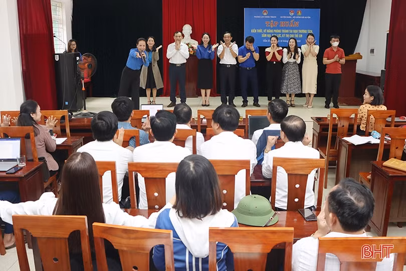 Cẩm Xuyên nâng cao kỹ năng phòng tránh tai nạn thương tích trẻ em