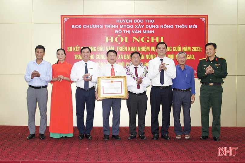 Đức Thọ có thêm 3 xã đạt NTM kiểu mẫu, 2 xã đạt NTM nâng cao ảnh 3 Đức Thọ có thêm 3 xã đạt NTM kiểu mẫu, 2 xã đạt NTM nâng cao