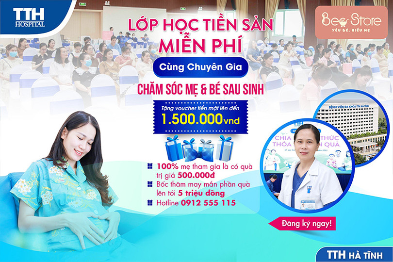 Bệnh viện Đa khoa TTH Hà Tĩnh tổ chức lớp học tiền sản miễn phí cùng chuyên gia ảnh 1 Bệnh viện Đa khoa TTH Hà Tĩnh tổ chức lớp học tiền sản miễn phí cùng chuyên gia