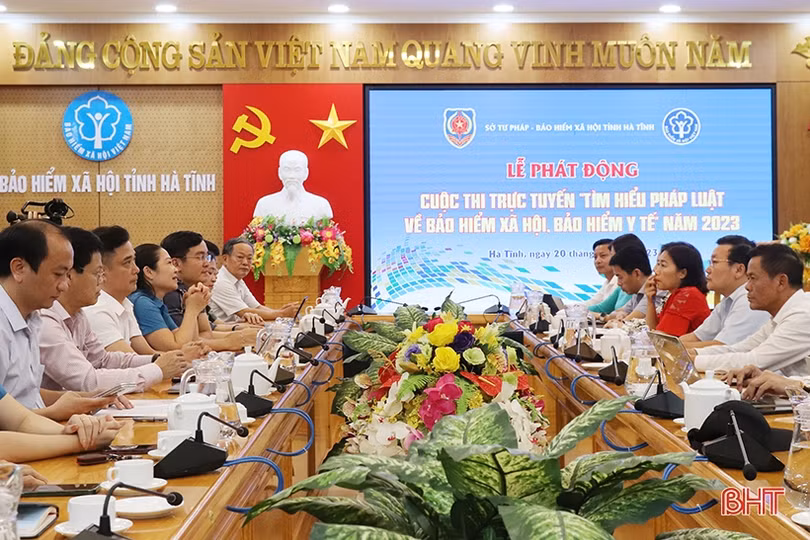 Hà Tĩnh phát động Cuộc thi trực tuyến “Tìm hiểu pháp luật về BHXH, BHYT”