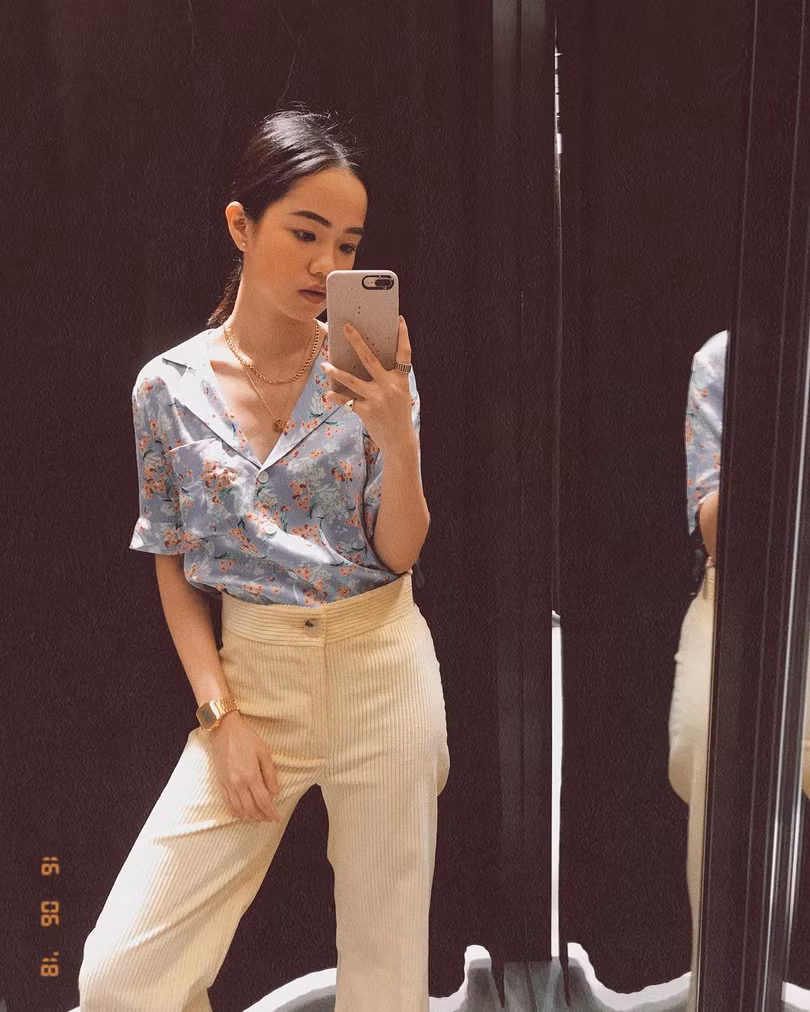 Tuyệt chiêu diện trang phục họa tiết hoa không sợ lòe loẹt