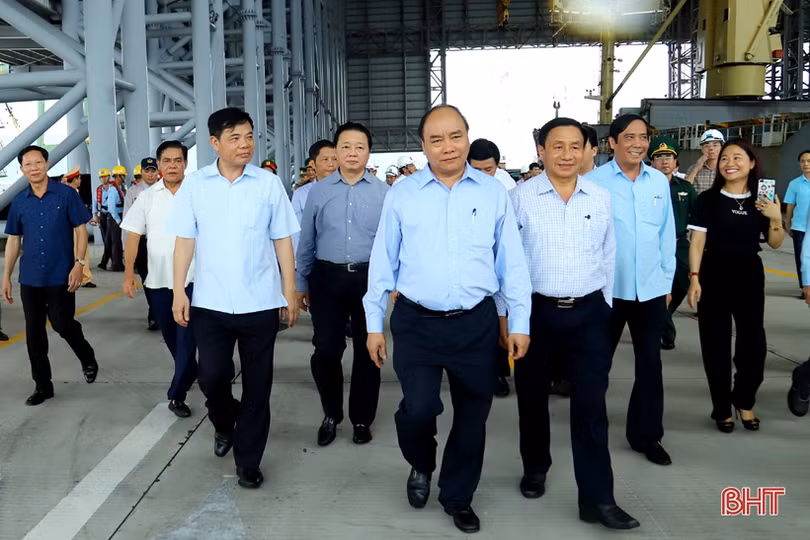 Thủ tướng Chính phủ Nguyễn Xuân Phúc kiểm tra tại Formosa Hà Tĩnh