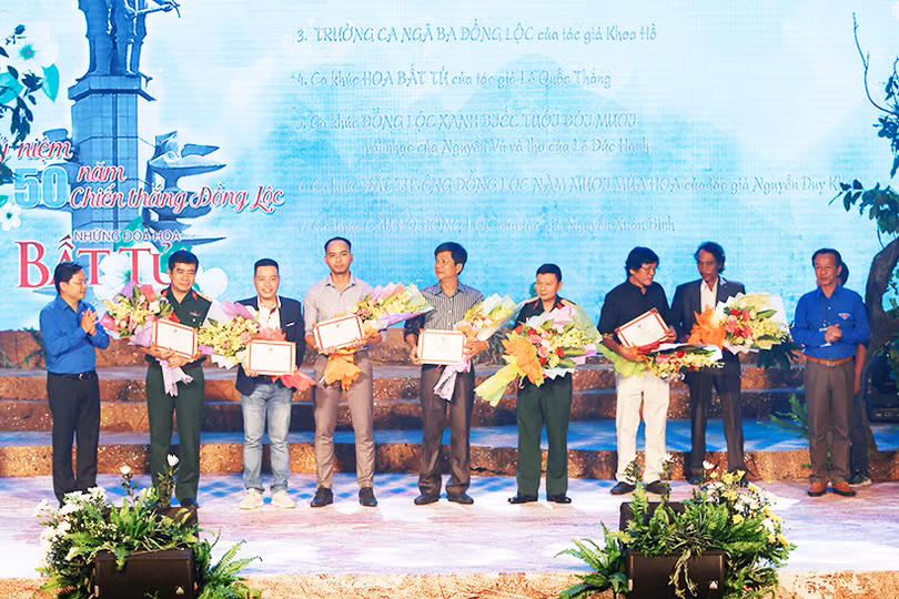 Trao giải sáng tác ca khúc kỷ niệm 50 năm Chiến thắng Đồng Lộc