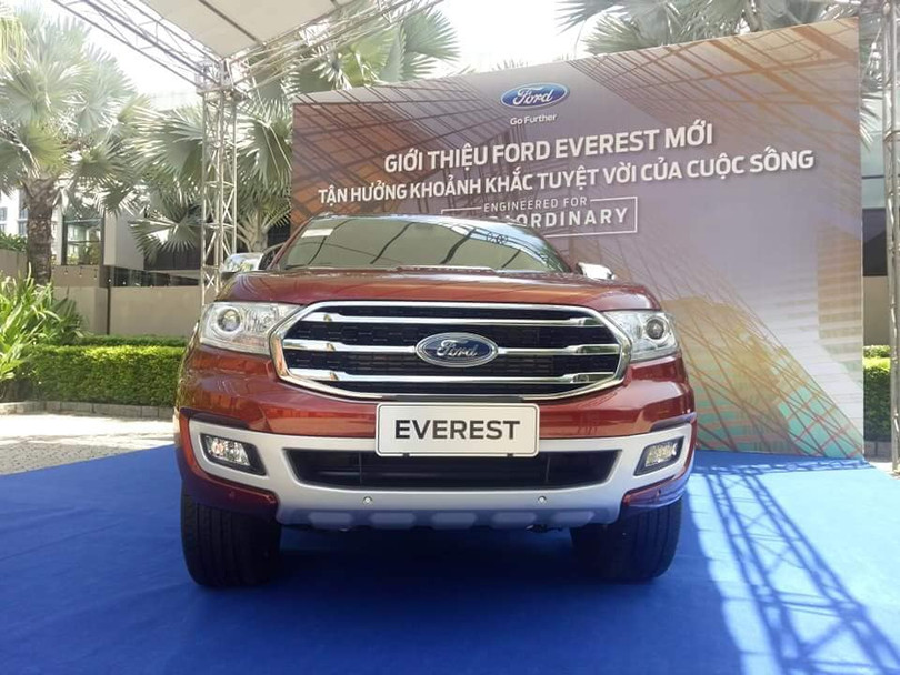 Ford Everest 2018 đã có mặt tại Việt Nam, giá dự kiến từ 850 triệu