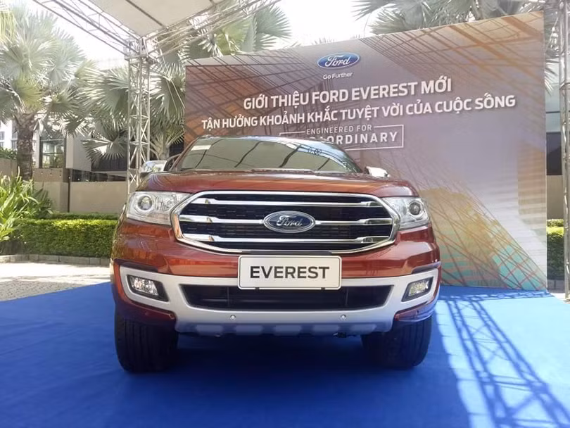 Ford Everest 2018 đã có mặt tại Việt Nam, giá dự kiến từ 850 triệu
