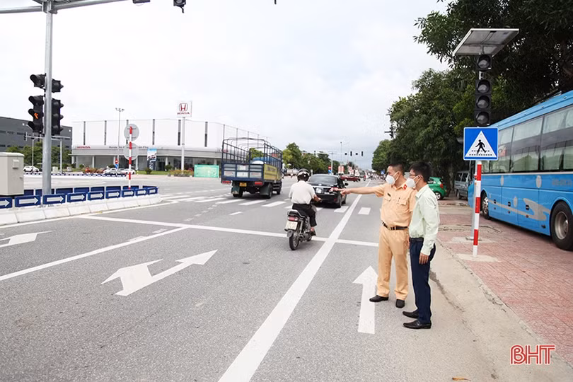 TP Hà Tĩnh sẽ chỉnh sửa biển báo, vạch kẻ đường phù hợp với các cụm đèn tín hiệu giao thông mới lắp đặt