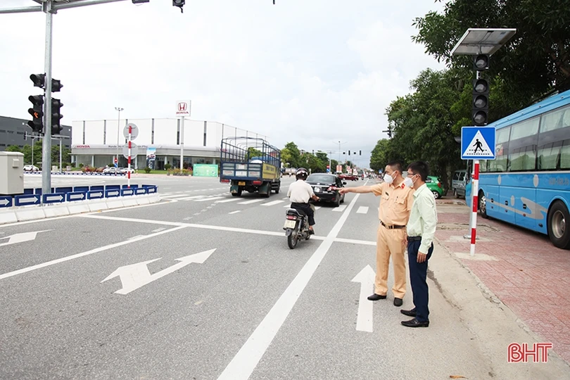 TP Hà Tĩnh sẽ chỉnh sửa biển báo, vạch kẻ đường phù hợp với các cụm đèn tín hiệu giao thông mới lắp đặt