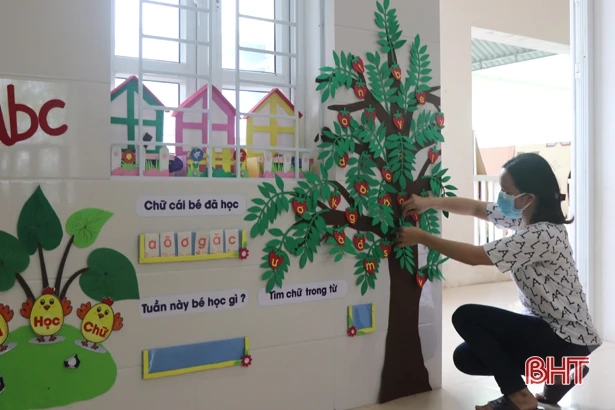 Hà Tĩnh: Chuẩn bị tốt các điều kiện đón học sinh mầm non đến trường 