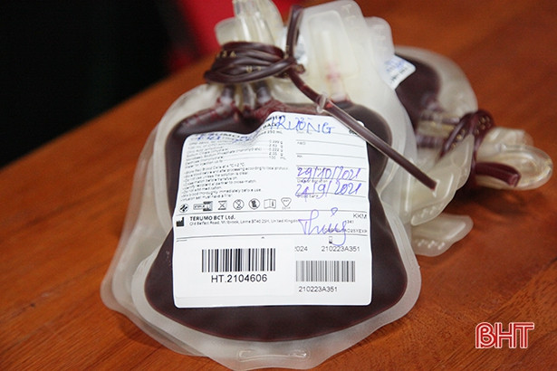 Cán bộ, chiến sỹ Tiểu đoàn Cảnh sát cơ động số 2 hiến 107 đơn vị máu