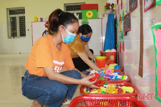 Hà Tĩnh: Chuẩn bị tốt các điều kiện đón học sinh mầm non đến trường 