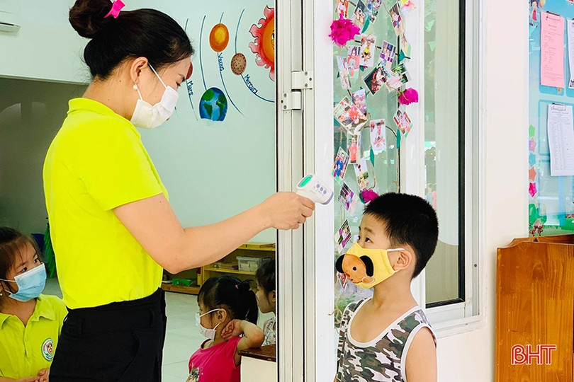 Hà Tĩnh: Chuẩn bị tốt các điều kiện đón học sinh mầm non đến trường ảnh 9 Hà Tĩnh: Chuẩn bị tốt các điều kiện đón học sinh mầm non đến trường