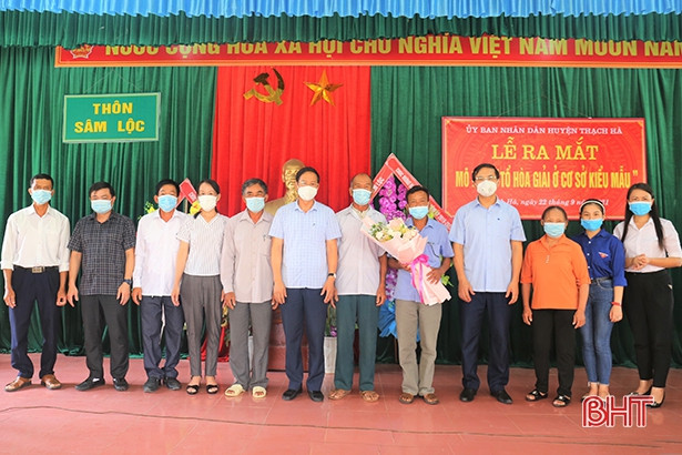 Ra mắt mô hình “Tổ hòa giải cơ sở kiểu mẫu” đầu tiên ở Hà Tĩnh