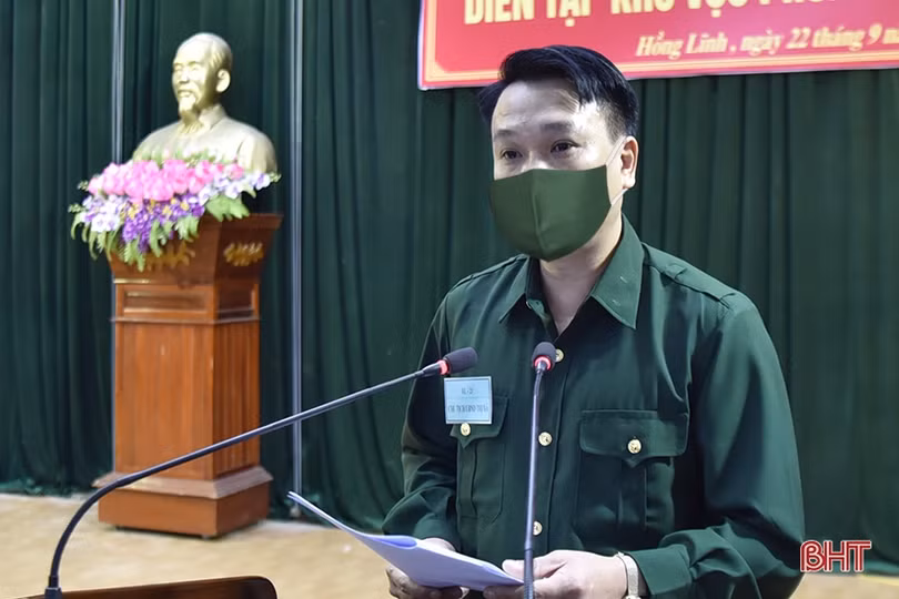 Khai mạc diễn tập khu vực phòng thủ thị xã Hồng Lĩnh năm 2021