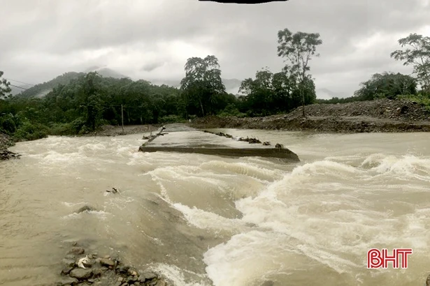 Hương Sơn lên phương án sơ tán 1.637 người dân