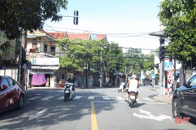 TP Hà Tĩnh sẽ chỉnh sửa biển báo, vạch kẻ đường phù hợp với các cụm đèn tín hiệu giao thông mới lắp đặt